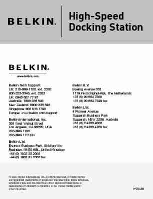 Belkin Laptop Docking Station F5U273-page_pdf